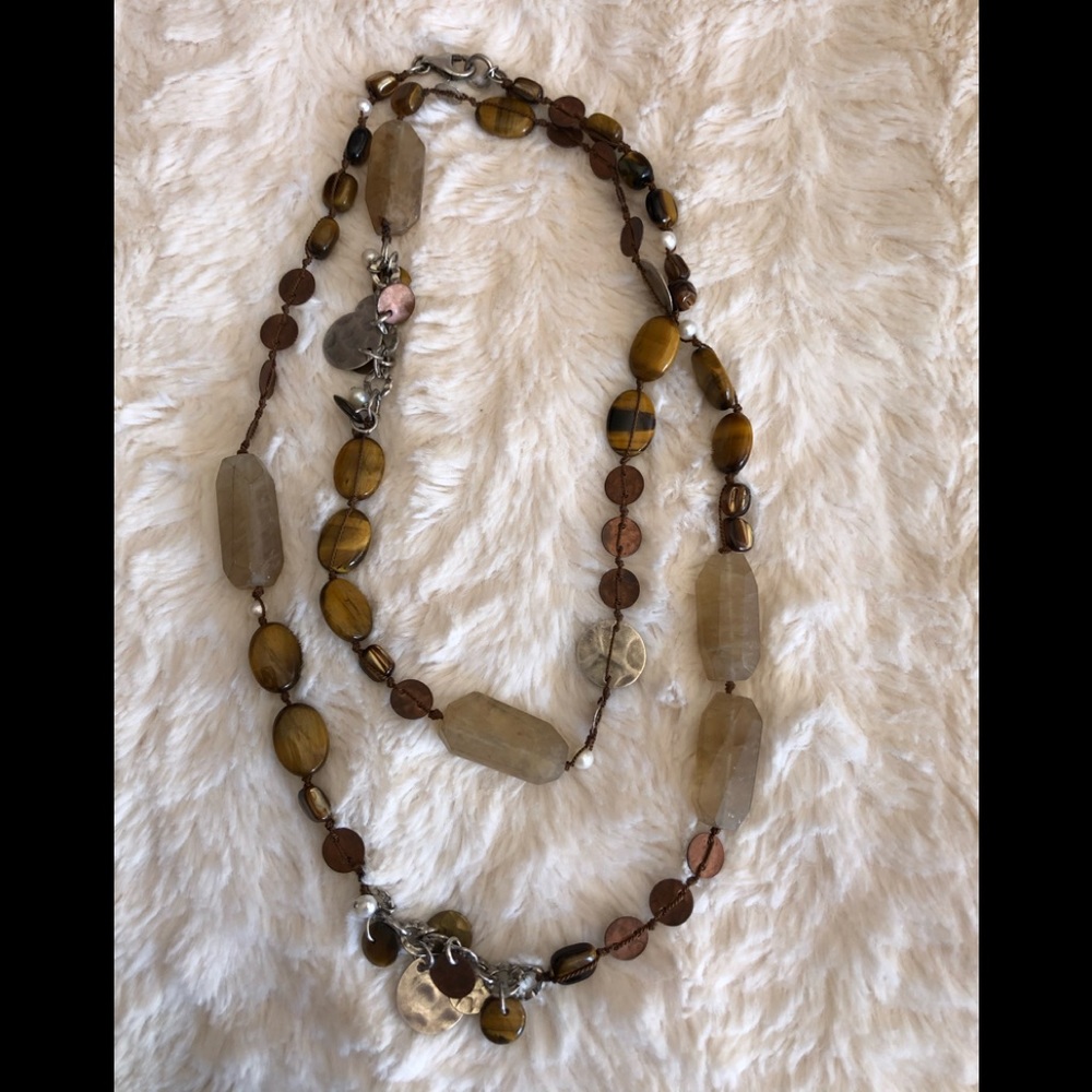 Silpada long finishing touch necklace!